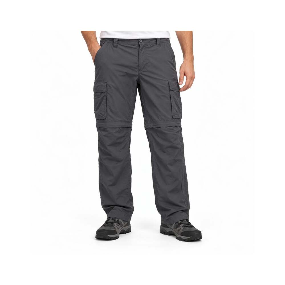 REI Convertible Cargo Pants Mens XL Gray Zip Off Lightweight Hiking Outdoor